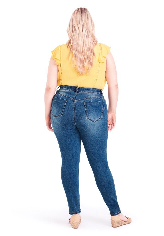Chiara Skinny Jean, MID WASH, on-hover image number null