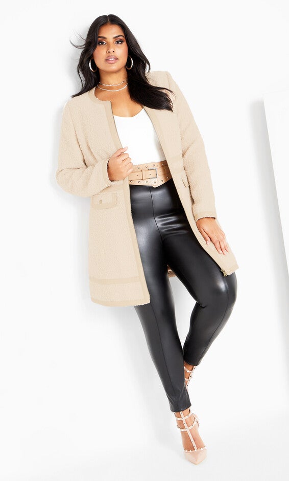 Winter Escape Coat - buff, BEIGE, alternate image number null