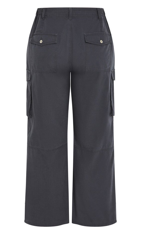 Mia Cargo Pant - steel washed, BLUE, alternate image number null