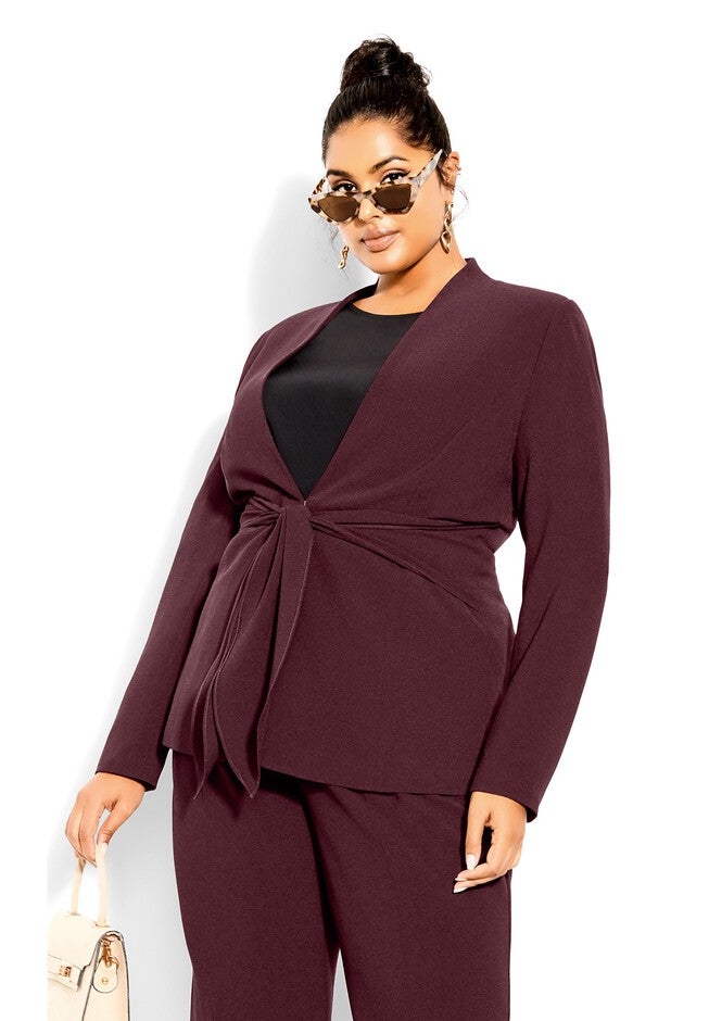 Elegance Jacket - oxblood, RED, hi-res image number 0