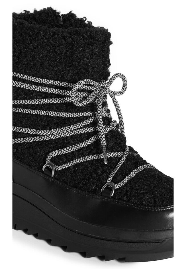Darby Faux Fur Cold Weather Boot, BLACK, alternate image number 6