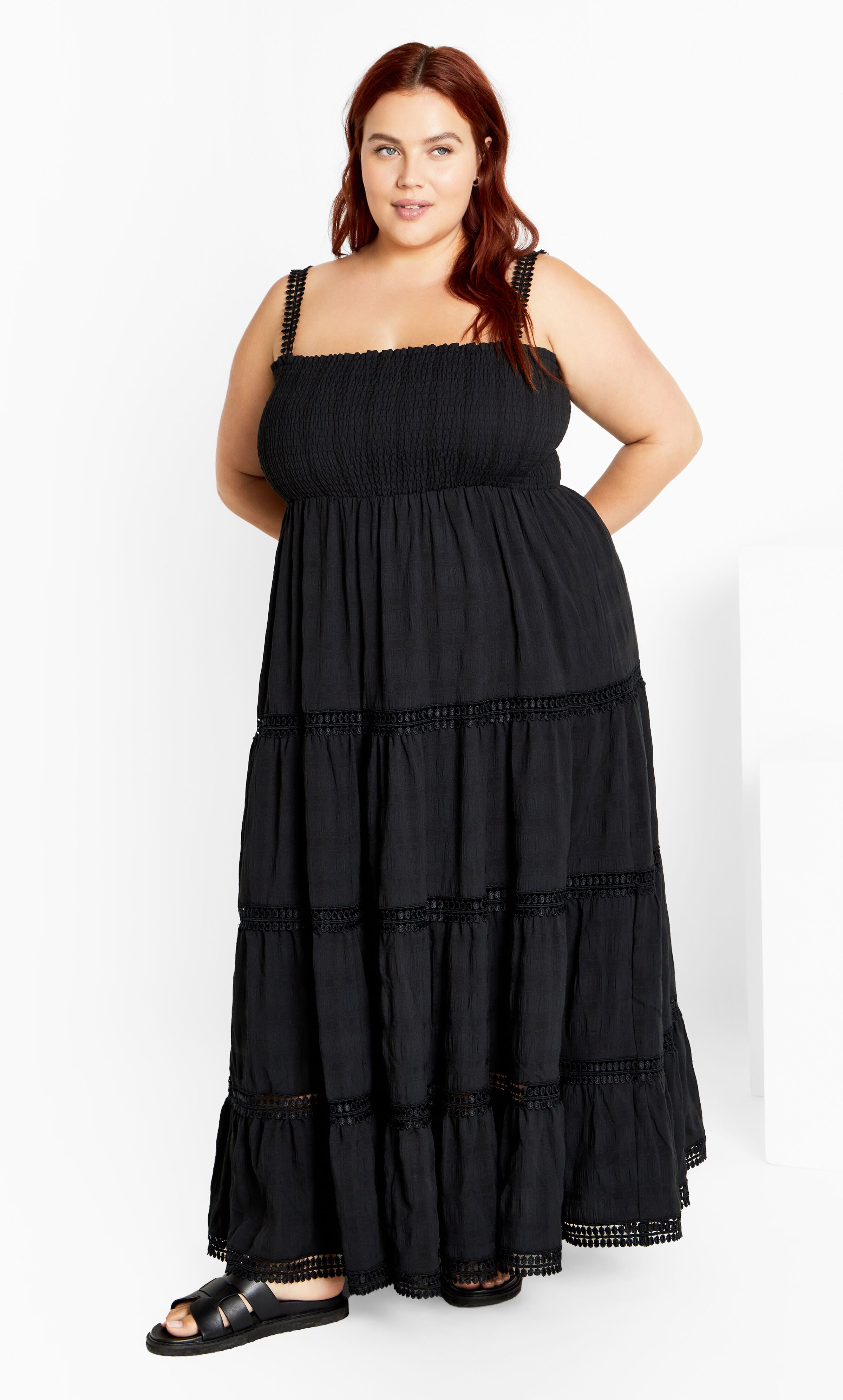 Dakota Dress - black, BLACK, alternate image number 1
