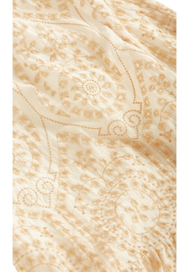 Sweet Love Embroidered Dress - ivory, WHITE, alternate image number null
