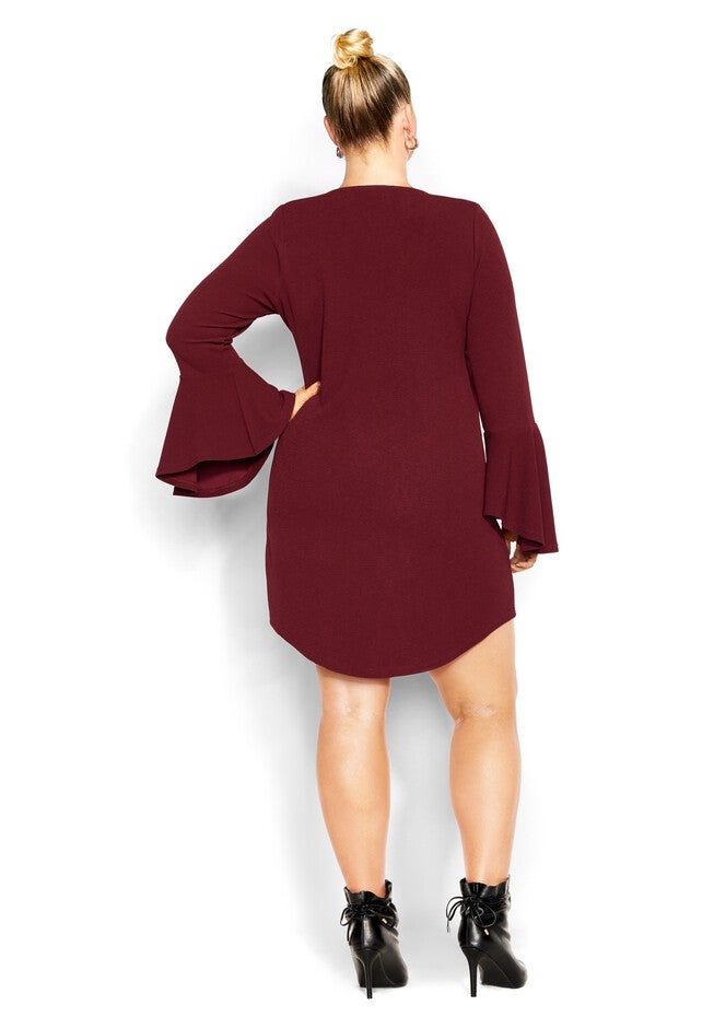 Ryan Dress - port, RED, alternate image number null