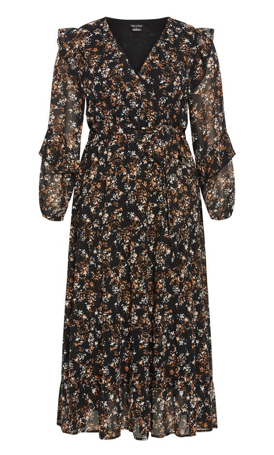 Lila Maxi Dress - black, BLACK, alternate image number 3