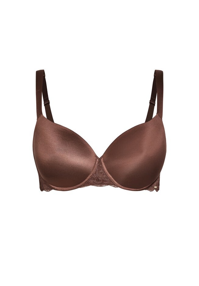 Sexy Glam T-Shirt Bra - espresso, BROWN, alternate image number 3