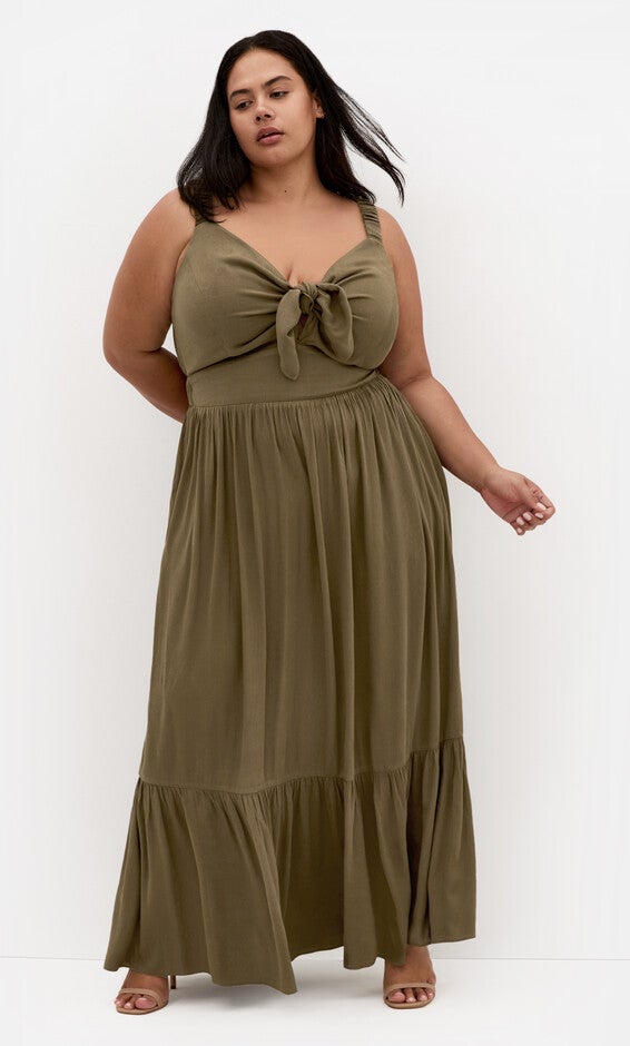 Vacay Maxi Dress - khaki, GREEN, hi-res image number null
