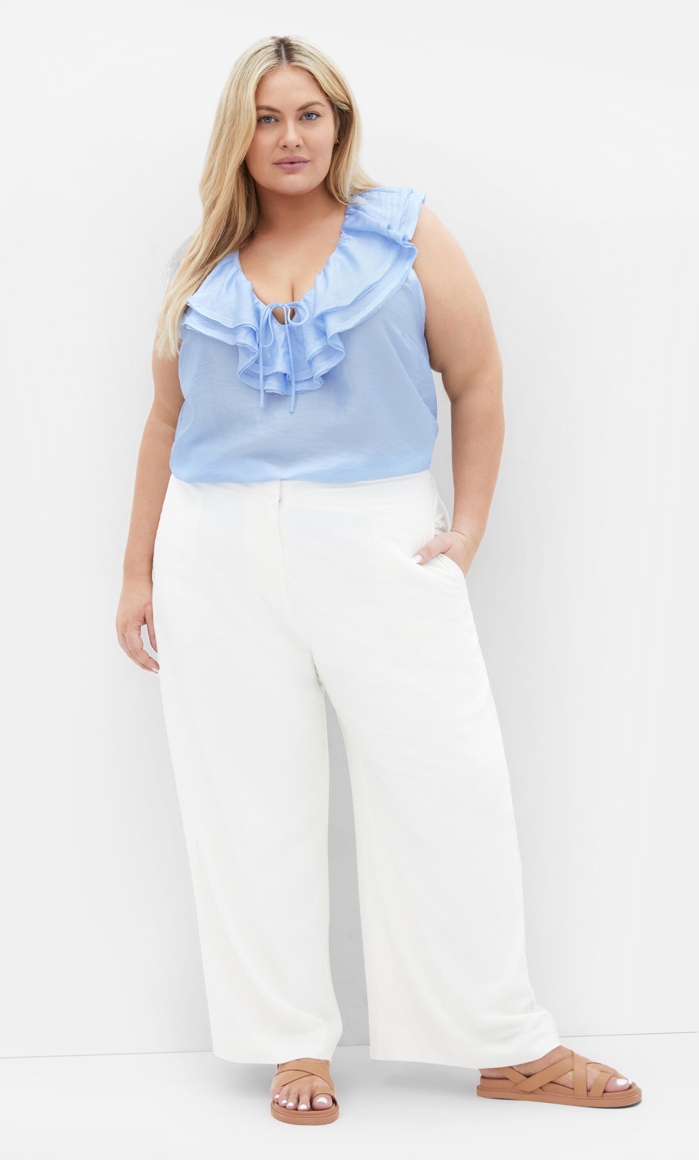 Athena Top - sky blue, BLUE, alternate image number 1