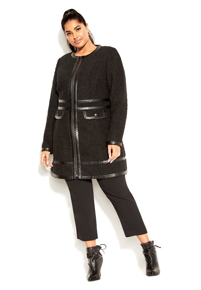 Winter Escape Coat - black, BLACK, on-hover image number null