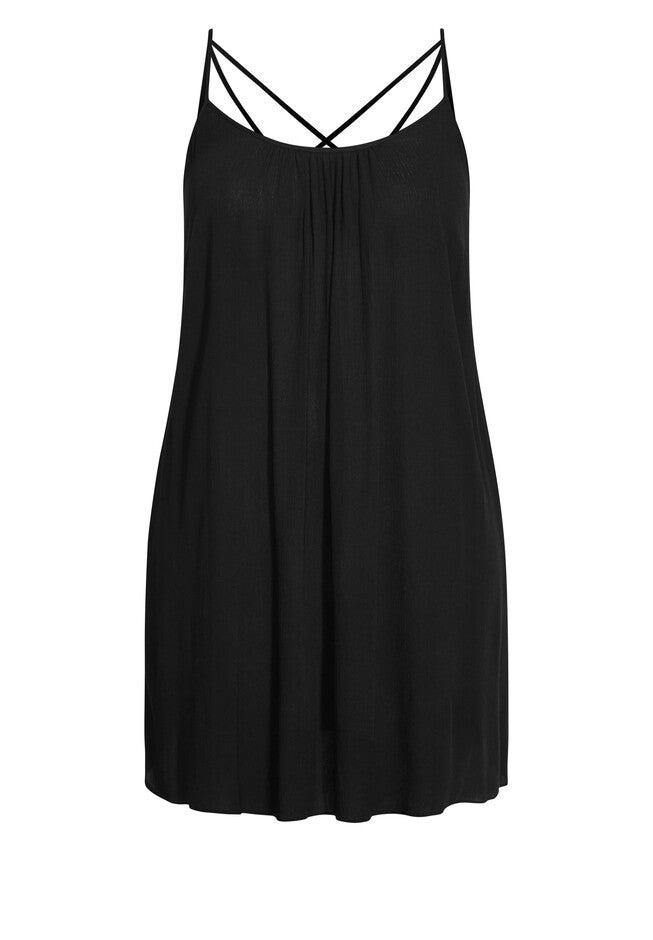 Vacation Dress - black, BLACK, alternate image number 2