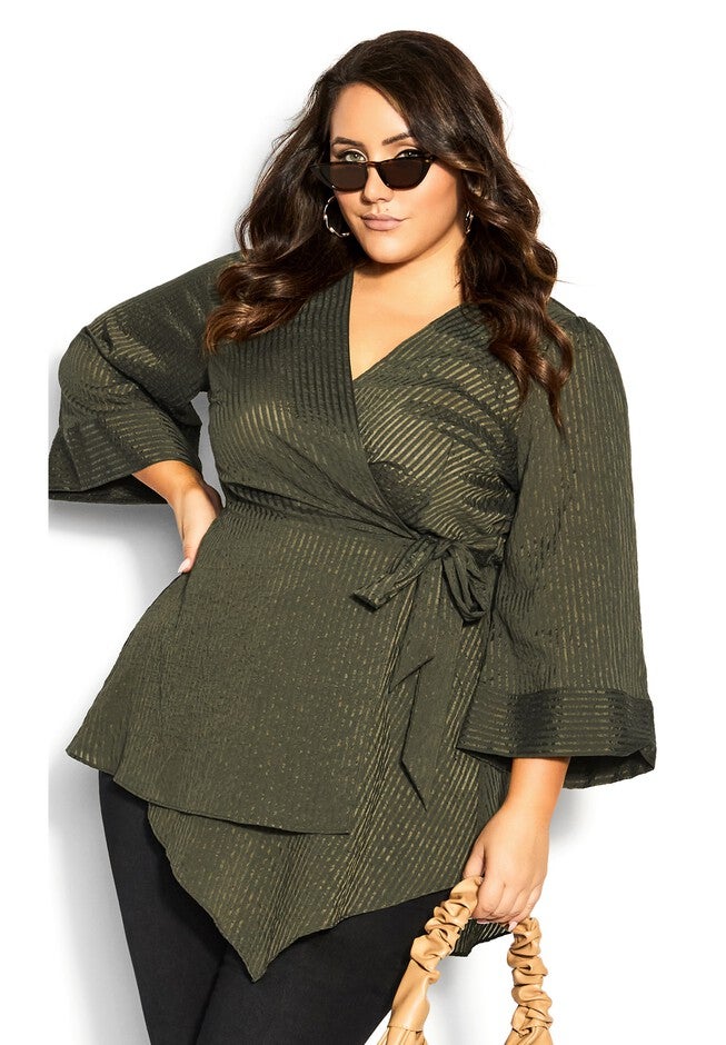 Whitney Top - olive, GREEN, hi-res image number null