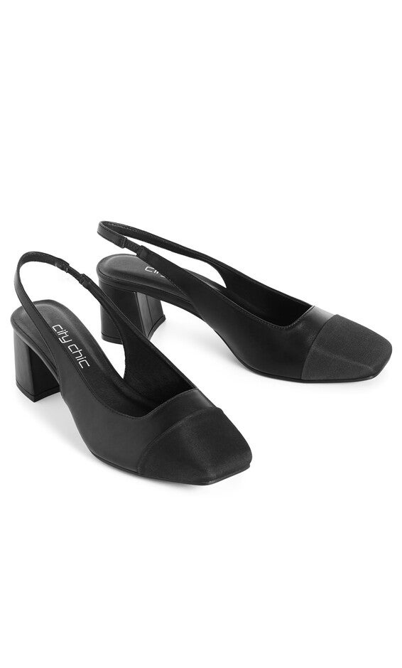 WIDE FIT Chelsea Slingback - black, BLACK, alternate image number null