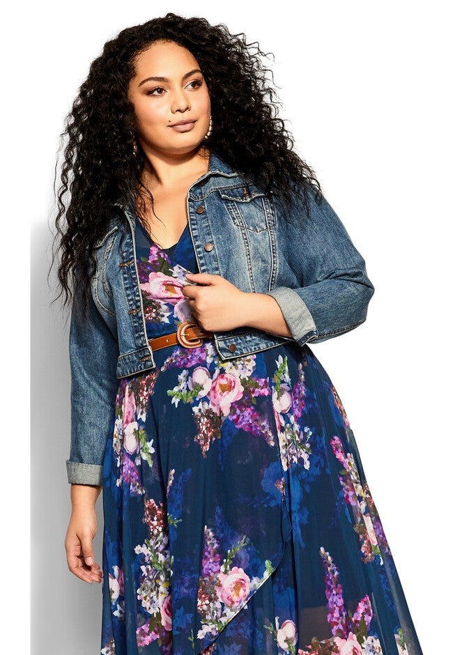 Nora Maxi Dress - navy, BLUE, alternate image number null