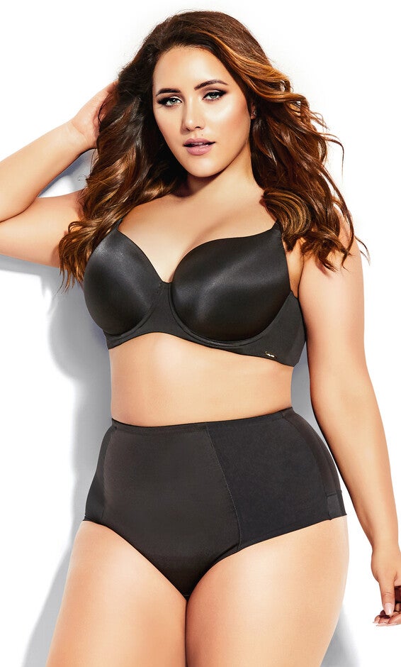 Smooth & Chic Control Thong - black, BLACK, hi-res image number 0
