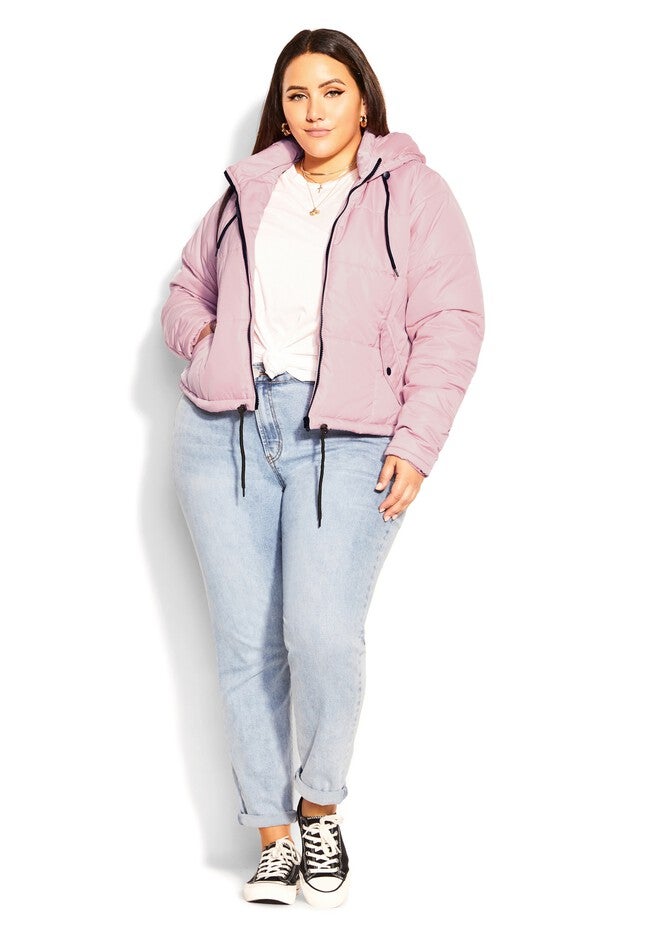 Streetwise Puffer Jacket - peony, PINK, alternate image number 6