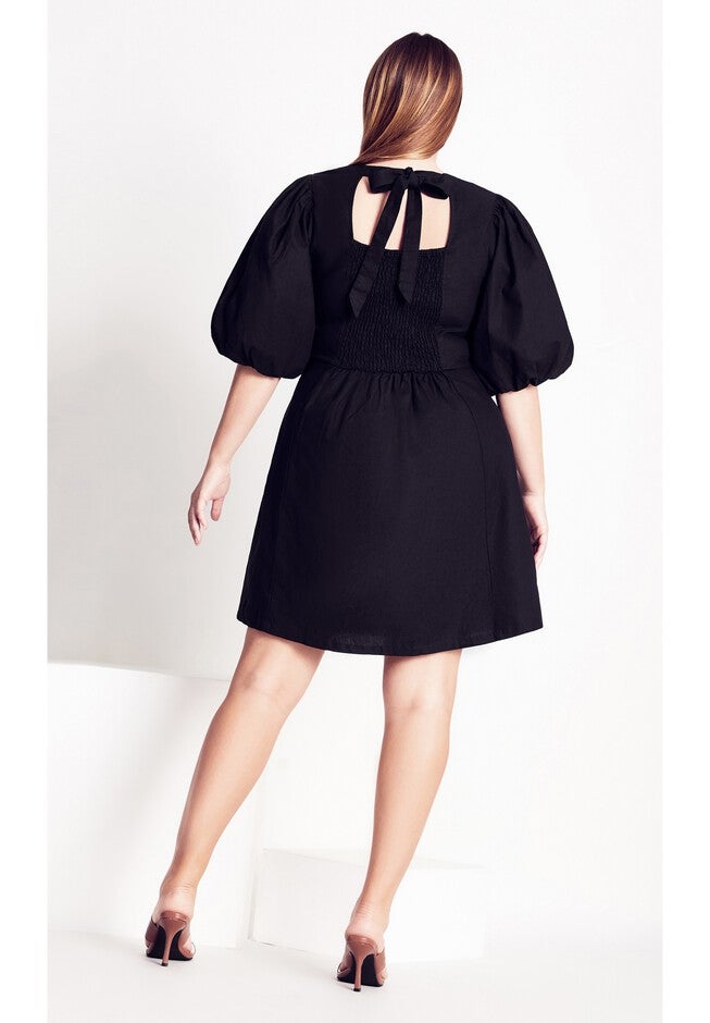 Pacific Breeze Dress - black, BLACK, alternate image number null