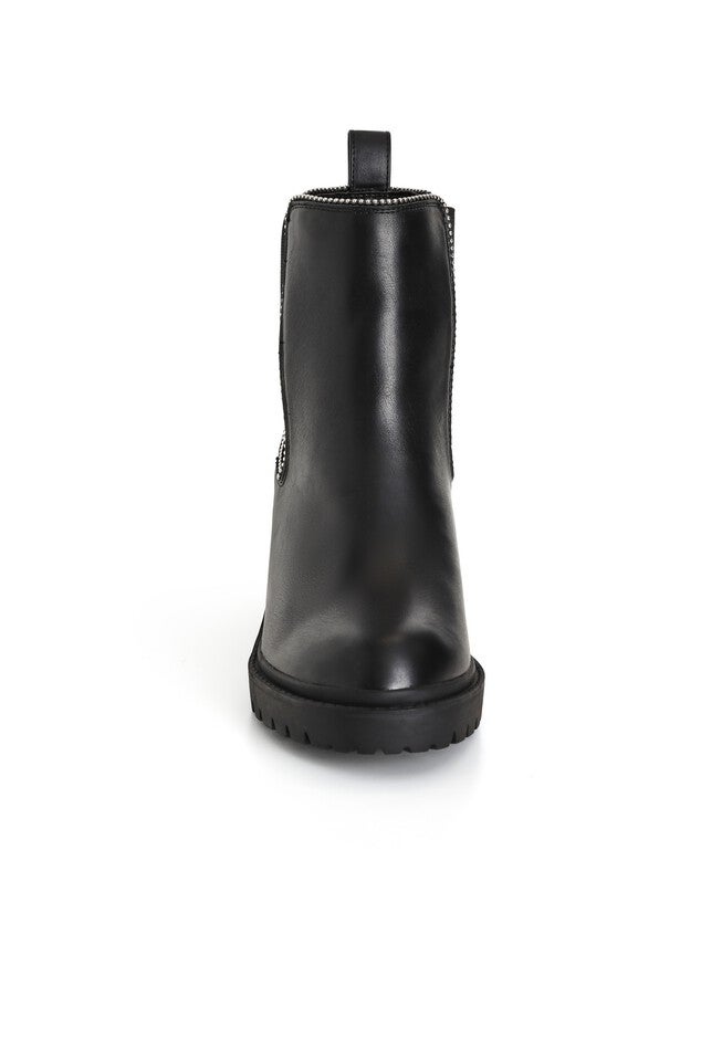 WIDE FIT Spike Ankle Boot - black, BLACK, alternate image number null