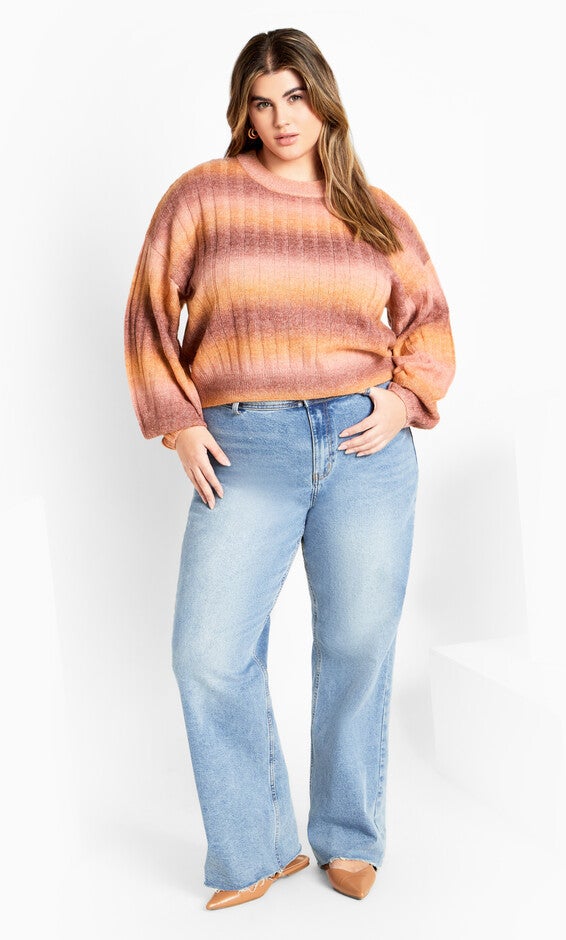 Shay Sweater - amber, ORANGE, alternate image number null