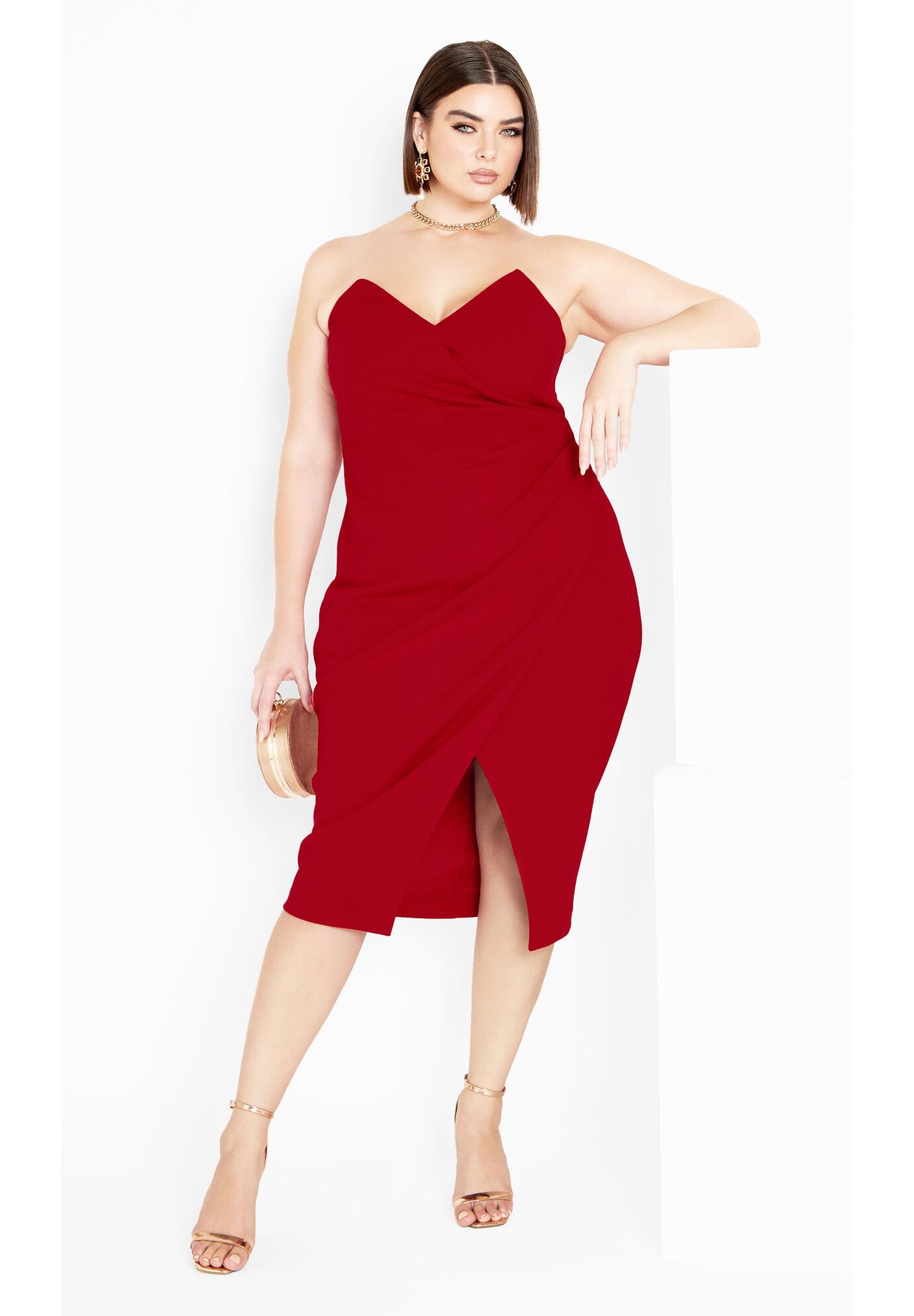 Luisa Dress - love red, RED, hi-res image number 0