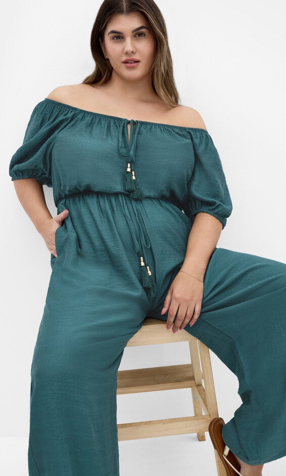 Erica Jumpsuit - emerald, GREEN, alternate image number null