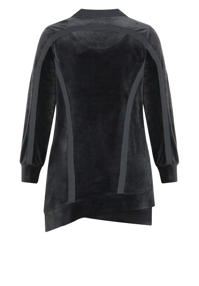 Velour Panel Top, SLATE, alternate image number null