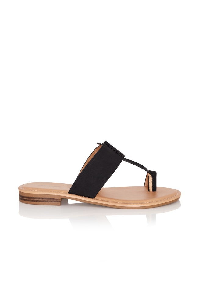 Leah Sandal, BLACK, alternate image number 2