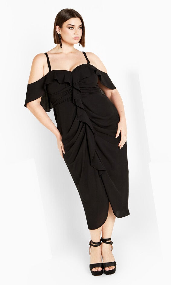 Va Va Voom Dress - black, BLACK, alternate image number null