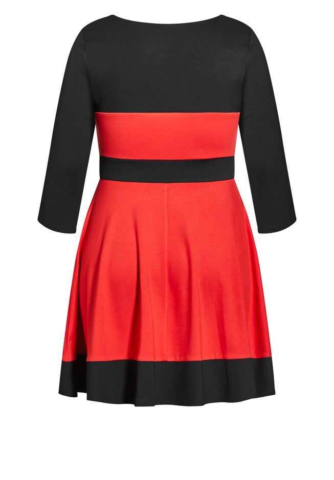 Valerie Dress - red, RED, alternate image number null