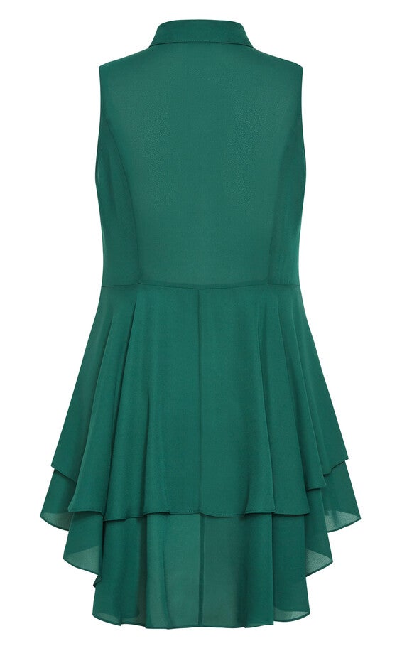 Simple Flutter Shirt - sea green, GREEN, alternate image number null