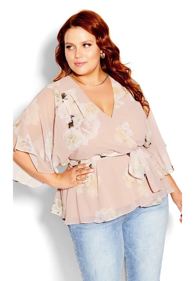 Ethereal Bloom Top - blush, PINK, on-hover image number null