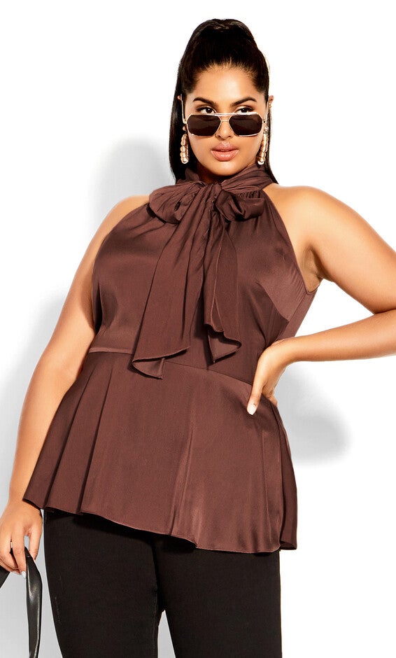 Piper Top - cocoa, BROWN, hi-res image number 0