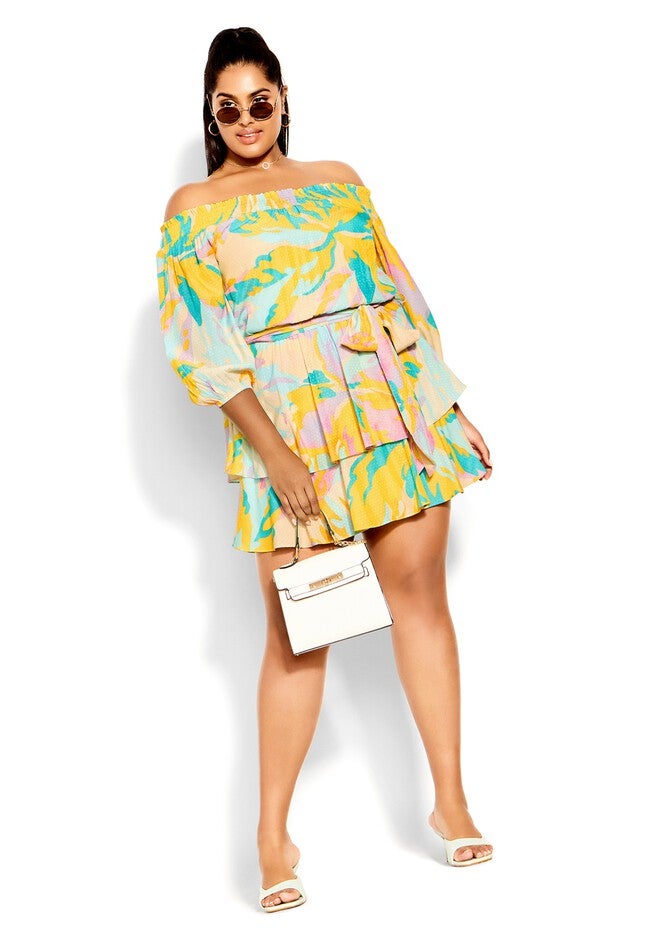 Eileen Dress - pink, YELLOW, hi-res image number 0