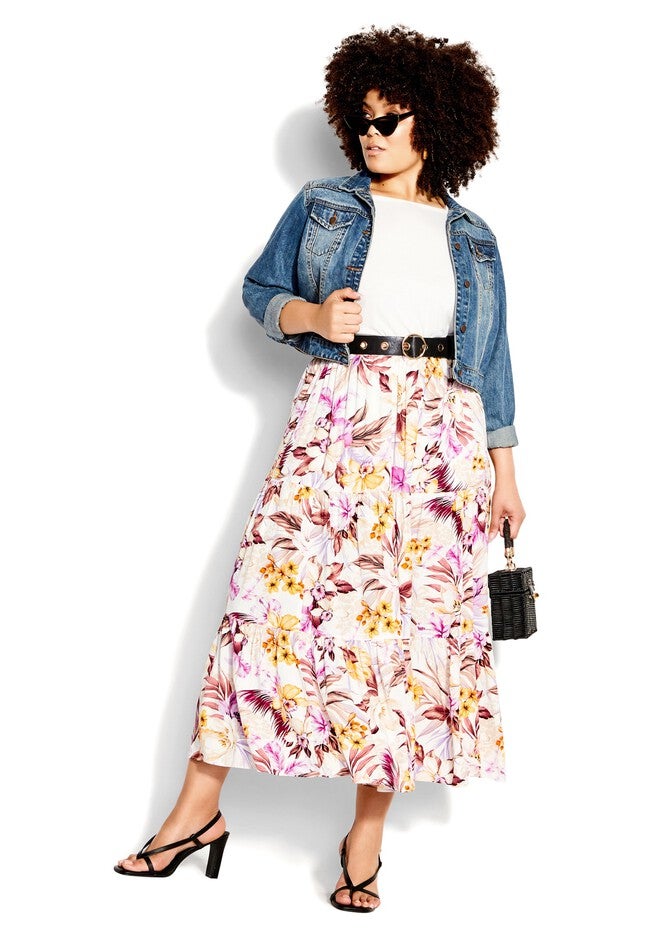 Mahe Tie Skirt - ivory, WHITE, hi-res image number null