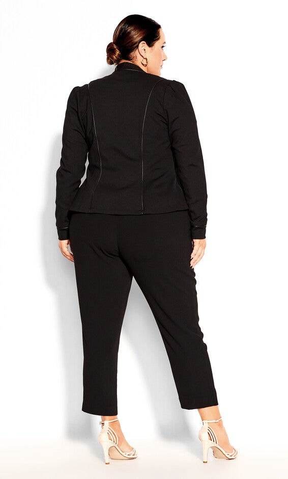 Piping Praise Jacket - black, BLACK, alternate image number 5