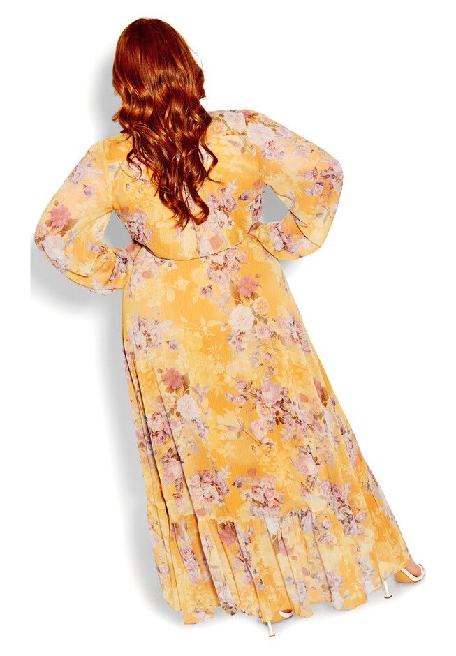 Lisbon Maxi Dress - gold, YELLOW, alternate image number null
