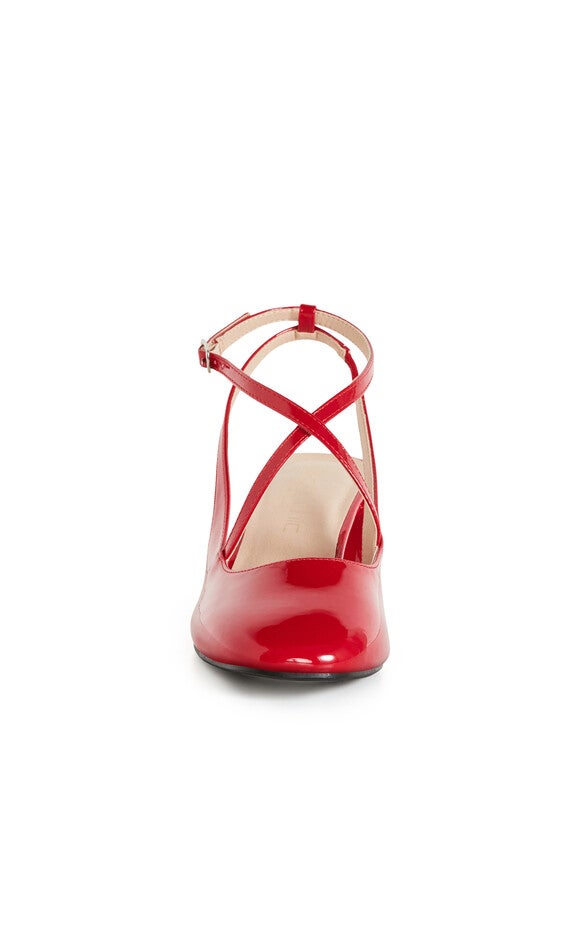 WIDE FIT Luna Heel - cherry red, RED, alternate image number 4