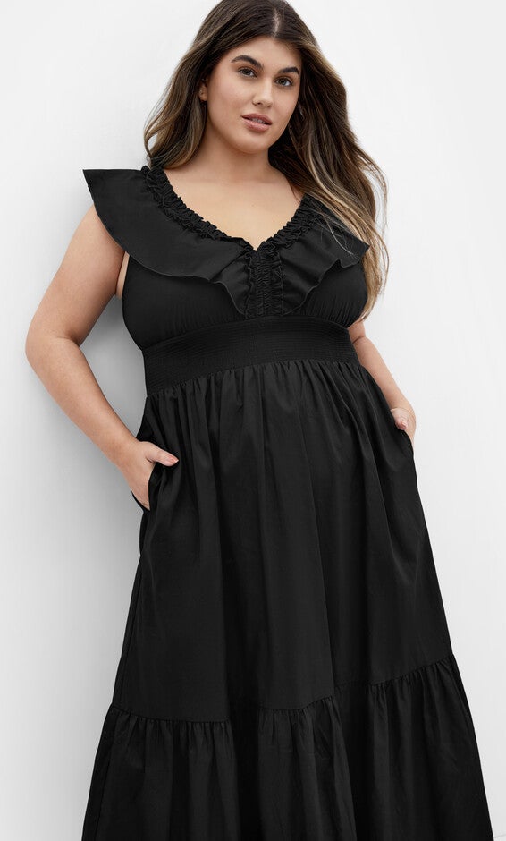 Kelly Maxi Dress - black, BLACK, alternate image number null