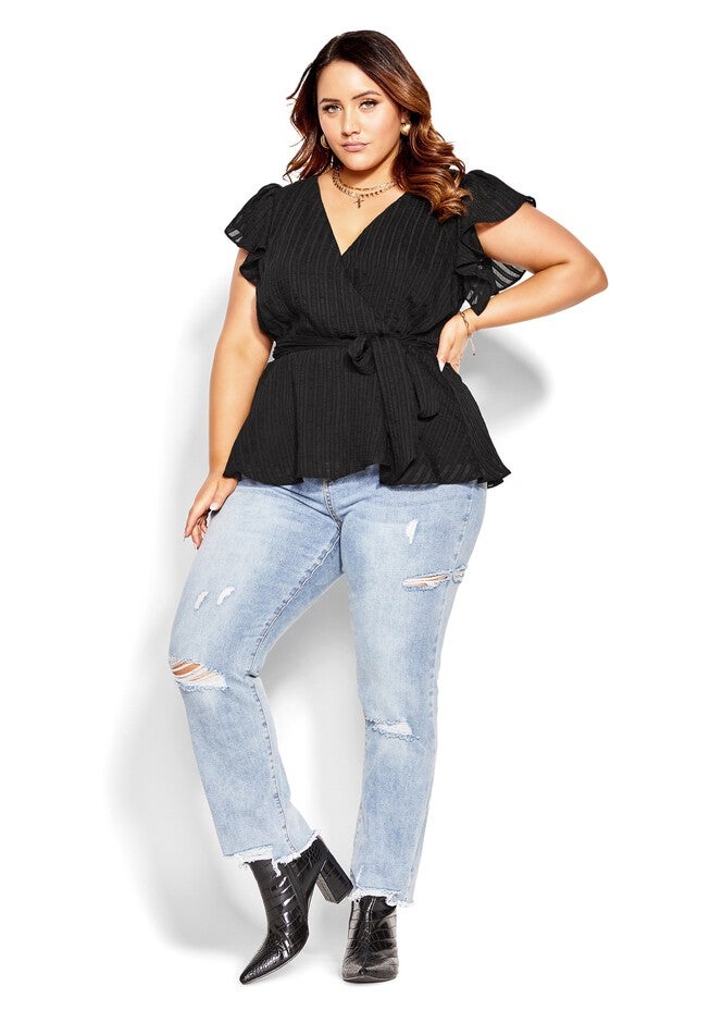 Evoke Top - black, BLACK, on-hover image number 1