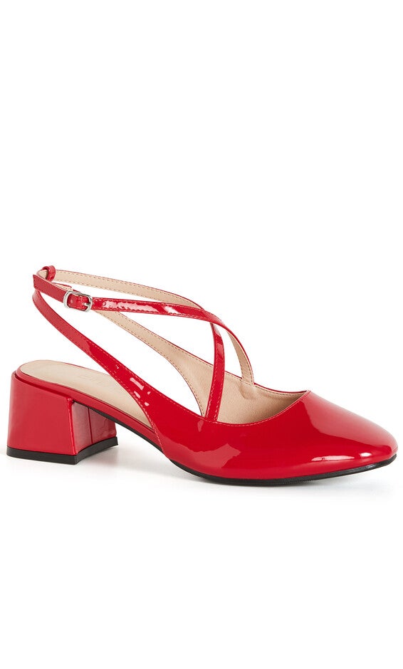 WIDE FIT Luna Heel - cherry red, RED, hi-res image number 0