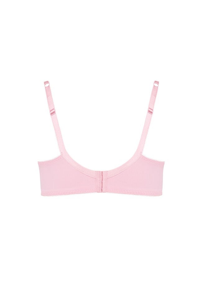 Embroidered Full Support Underwire Bra, SWEET PINK, alternate image number 3
