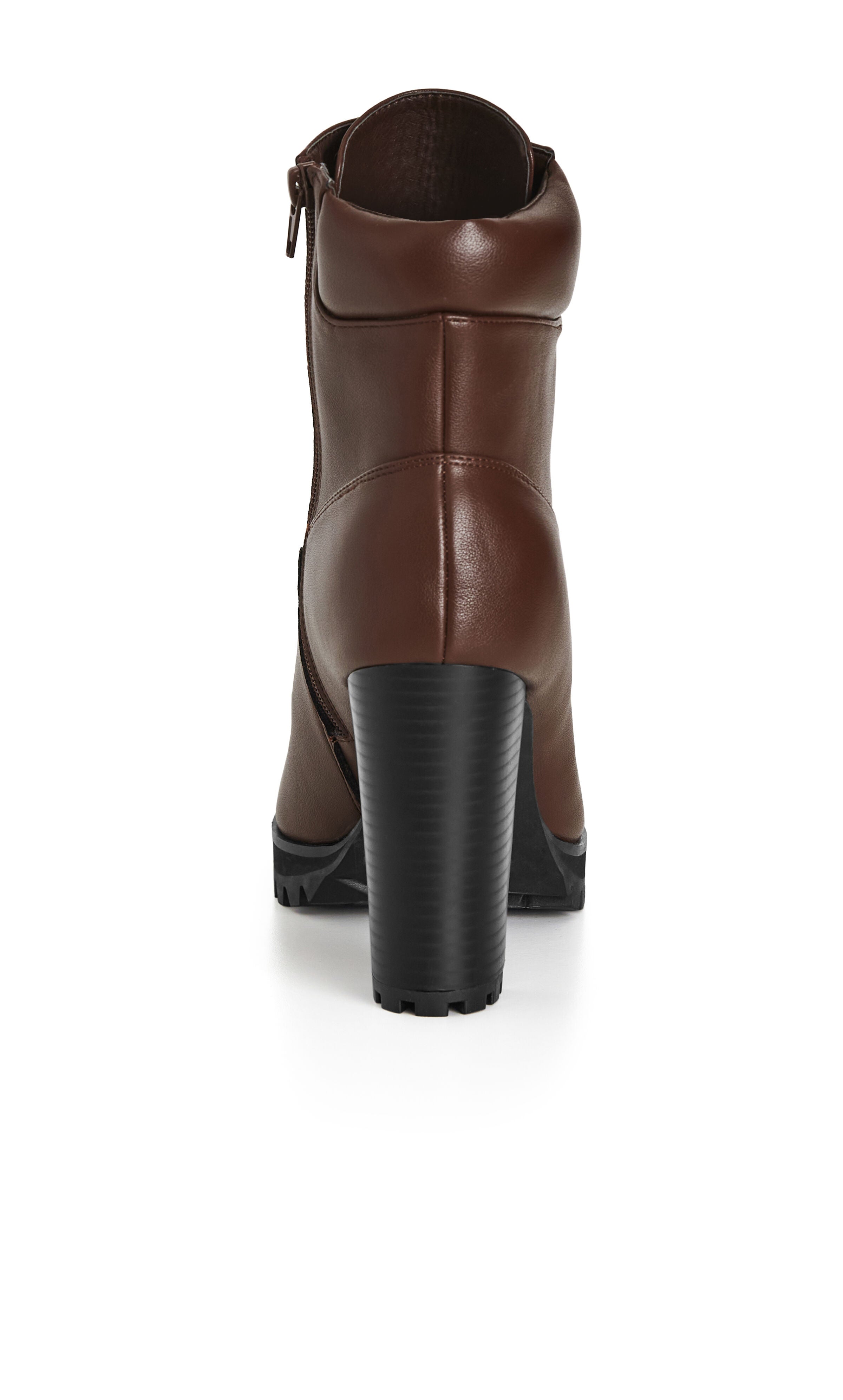 WIDE FIT Watson Ankle Boot - chocolate brown, RED WHITE BLUE, alternate image number 3