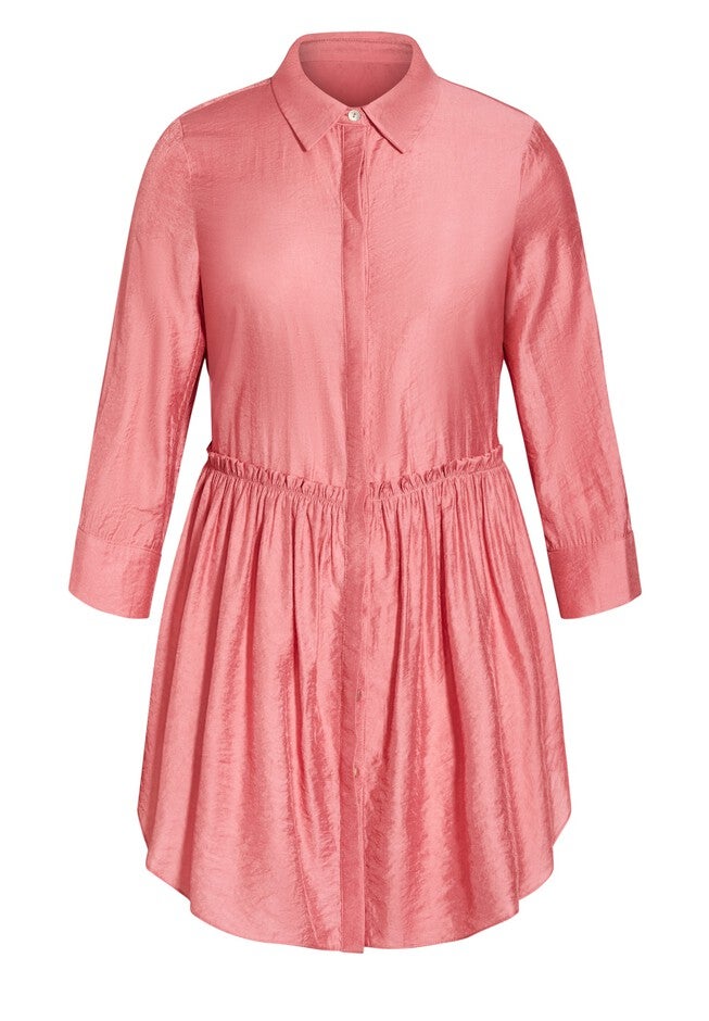 Soft Ruffle Tunic - rosa, PINK, alternate image number null