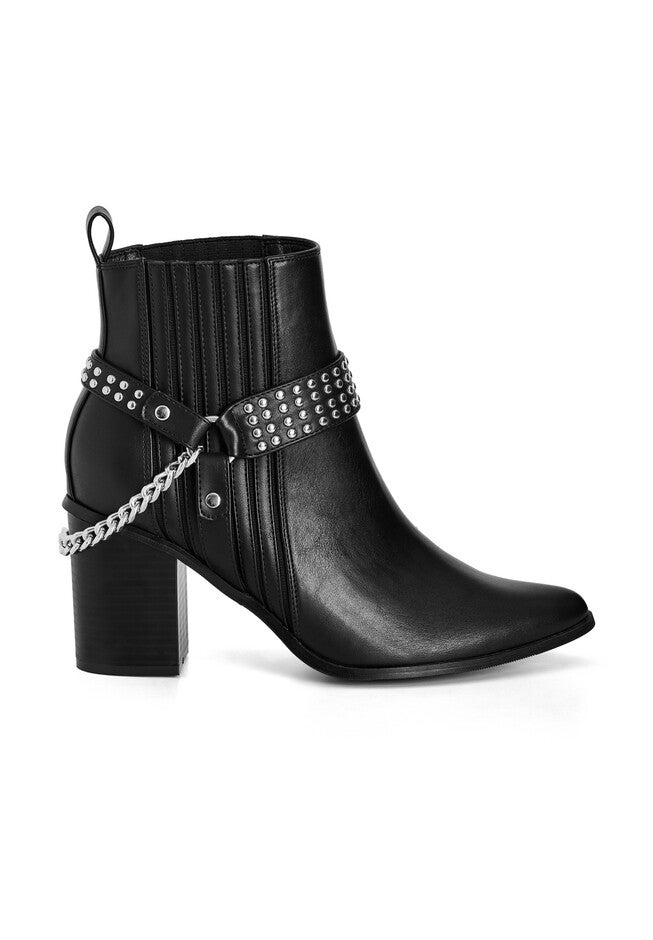 WIDE FIT Kiera Ankle Boot - black, BLACK, on-hover image number null