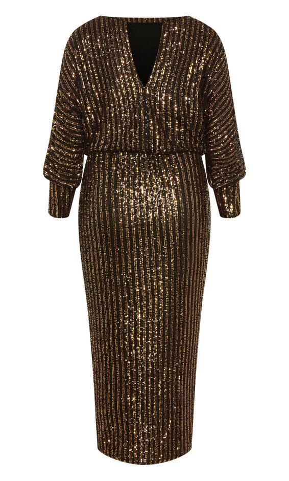 Tilly Sequin Dress - bronze, BRONZE, alternate image number null