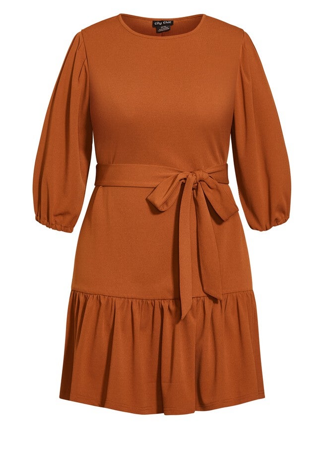 Love Me Knot Dress - ginger, ORANGE, alternate image number 2