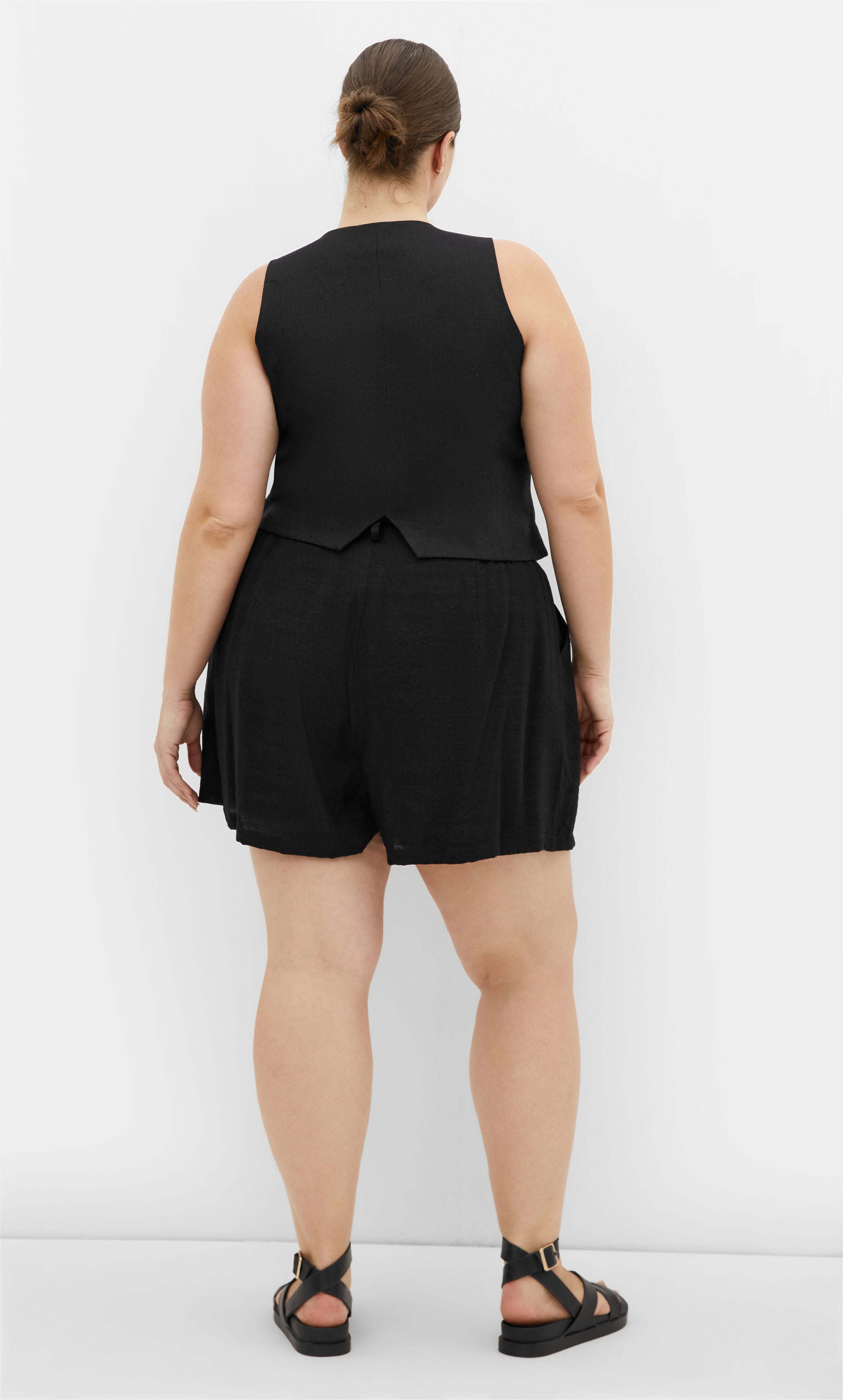 Bella Short - black, BLACK, alternate image number 2