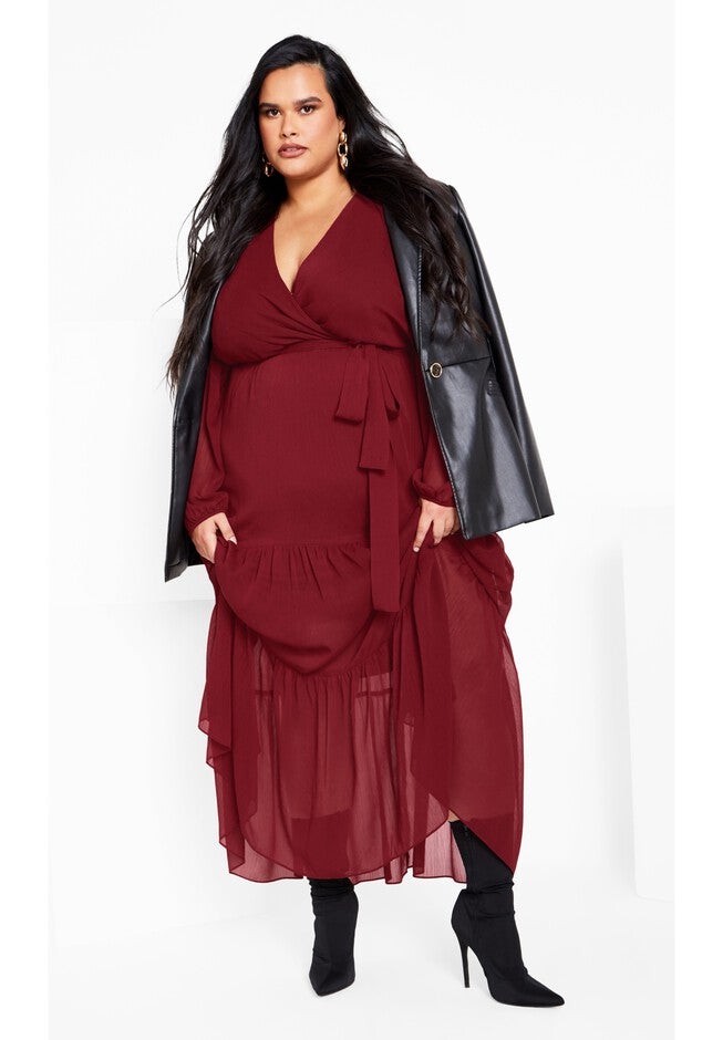 Xander Maxi Dress - cabernet, CABERNET, on-hover image number null