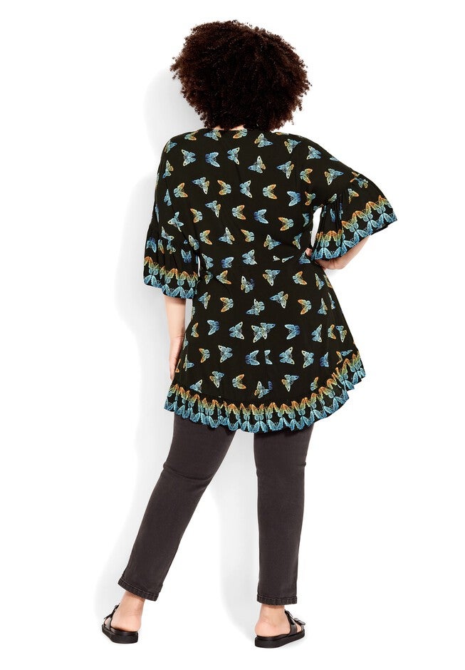 Harp Brd Tunic, GIVE ME BUTTERFLIES, alternate image number null