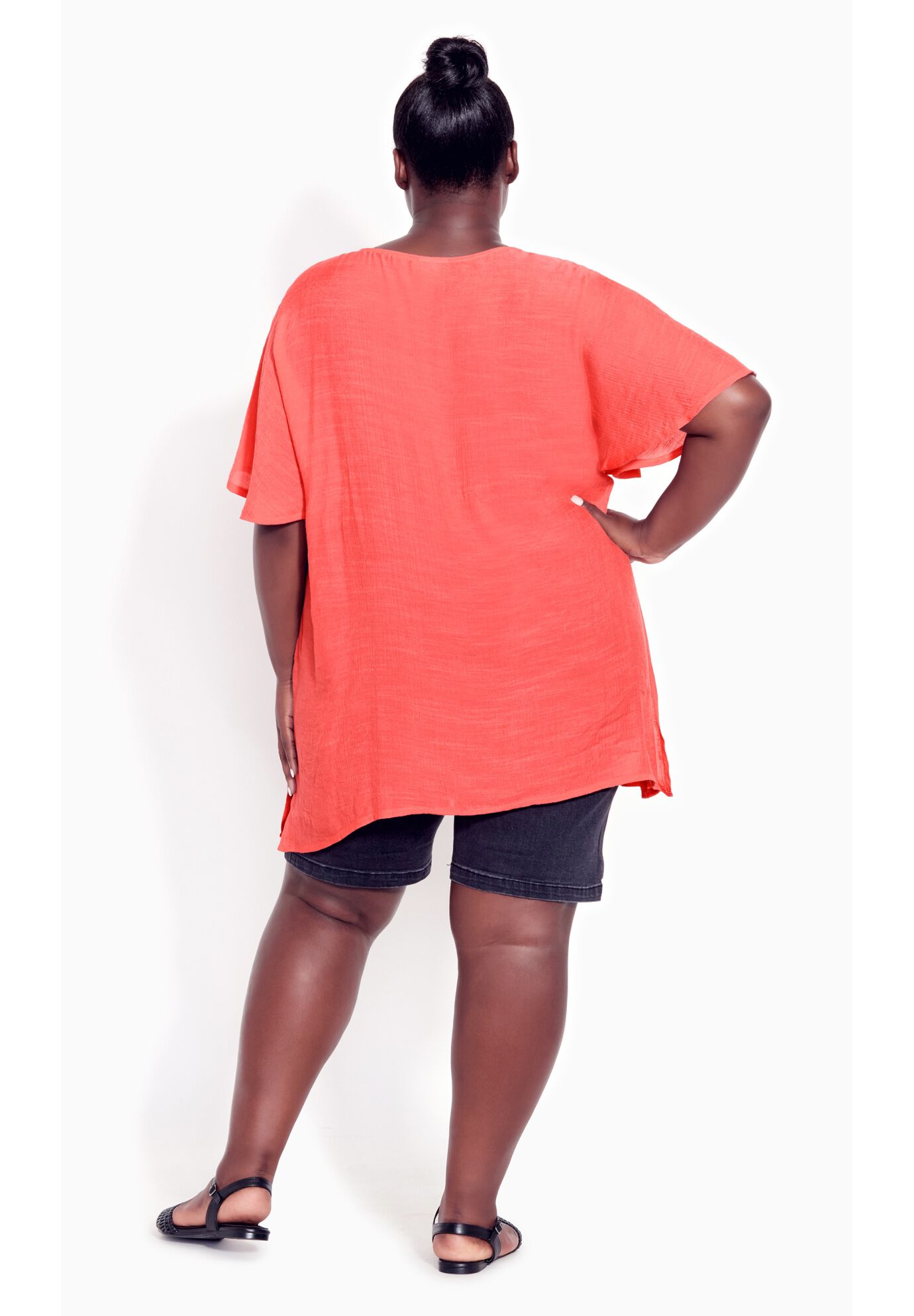 Mylah Layer Tunic, CORAL, alternate image number 4