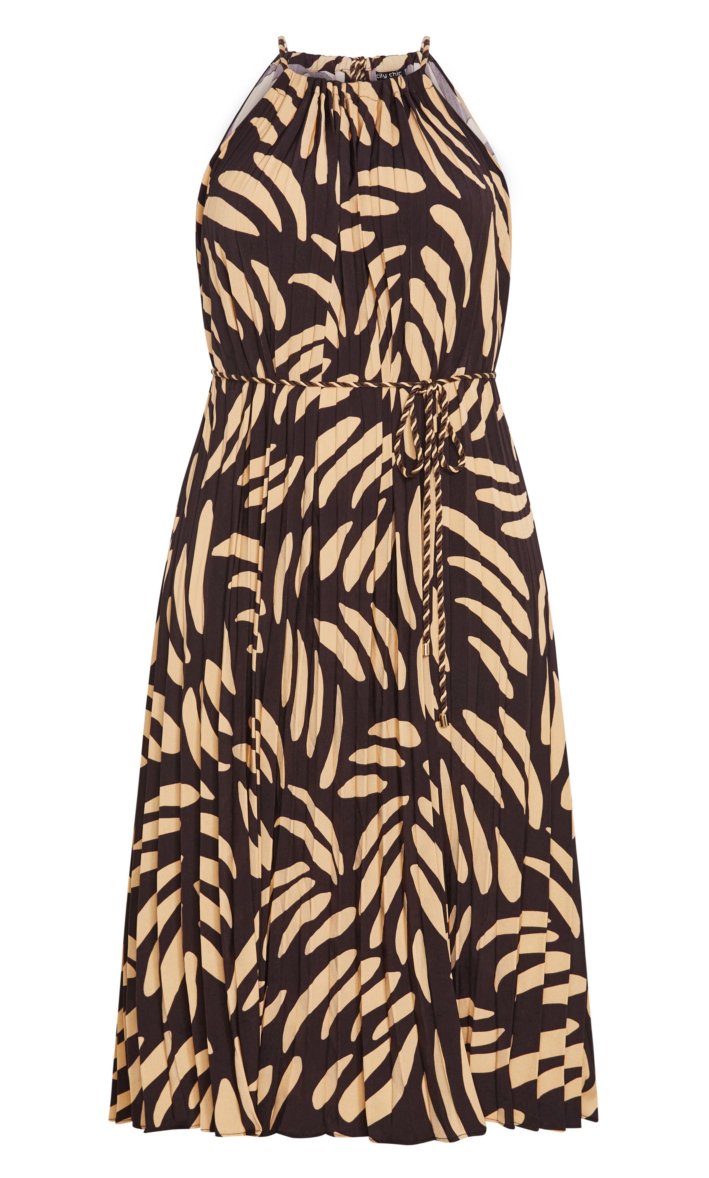 Tatum Dress - mono print, BLACK, alternate image number 3